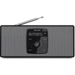 TechniSat DigitRadio 2 S 0002/3911 taskuraadio, DAB+/FM, Bluetooth, &auml;ratus, laetav, must/valge