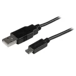 StarTech.com L&uuml;hike Micro-USB kaabel &ndash; M/M &ndash; 15cm (6in), 0,15 m, USB A, Micro-USB B, USB 2.0, Isane/Isane, Must