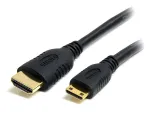 StarTech.com HDACMM50CM kiire HDMI&ndash;Mini HDMI kaabel Ethernetiga, isane/isane, 0,5 m, 30 AWG, kullatud, varjestatud, must
