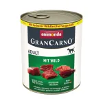 M&auml;rg koeratoit animonda GranCarno Adult Game (ulukiliha) 800 g, teraviljavaba, purk