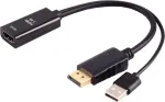 HDMI (emale) DisplayPort (male) adapter ShiverPeaks 4K 60Hz 20 cm