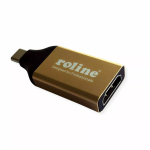 ROLINE 12.03.3231 USB-C&ndash;HDMI adapter, must/kuldne