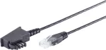 S/CONN telefonikaabel 15 m Must S/CONN 12-09085 TAE-F RJ-45