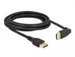 DELOCK DisplayPort kaabel 3 m, DisplayPort to DisplayPort, 5,7 mm l&auml;bim&otilde;&otilde;t, toetab kuni 32 helikanalit