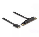 DeLOCK M.2 Key A+E to PCIe x8 NVMe Adapter nurgaga with 20 cm kaabel