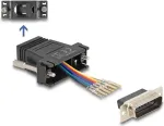 D-Sub 15 pin male to RJ12 female assembly kit, DELOCK, Must