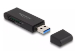 Kaardilugeja DeLOCK 91002 USB Must MicroSD SD SDHC SDXC 5000 Mbit/s