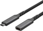 USB-C pikenduskaabel USB-C > USB-C pesa 3.2 PD tekstiil 0,5 m (FL31-74003)