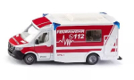 Siku Mercedes-Benz Sprinter Miesen Type C kiirabiauto mudel Eelmonteeritud 1:50