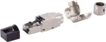 ShiverPeaks 08-51003 Cat 6A t&ouml;&ouml;riistavaba RJ45 pistik, nurga all, STP
