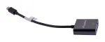VGA (D-Sub) - Mini DisplayPort adapterkaabel LANBERG AD-0006-BK, 0,2 m, DisplayPort 1.2, 1920&times;1200@60Hz, emane miniDP, must