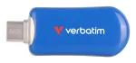 Verbatim Plectra USB-C m&auml;lupulk sinine 64GB, 64 GB, USB USB-C, 3.2 Gen 1 (3.1 Gen 1), 100 MB/s, korgita, sinine