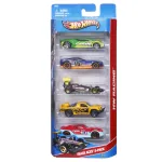 Hot Wheels 5-autokomplekti sortiment, S&otilde;idukikomplekt, 3 a, Assortii v&auml;rvid