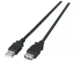 USB A to USB A kaabel EFB Elektronik K5205.3 &mdash; USB 2.0, 3 m, must