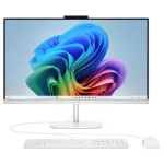 HP OmniStudio All-in-One 27-cw0174ng PC, 27 inch QHD-ekraan, AMD Ryzen AI 7 445, 24 GB RAM, 512 GB SSD, Windows 11 Home, valge