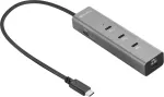 Sandberg USB-C 5-in-1 MediaDock - Dokkimisjaam - H&otilde;be/Hall