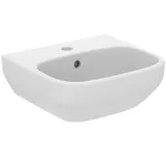 Ideal Standard i.life B seinale kinnitatav valamu 40cm valge l&auml;ikiv 1 segistiava