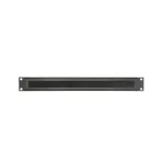 Adam Hall 19 inch 1U Rack Blanking Panel with Brush Strip 87221BRUSH Black