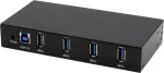 EXSYS EX-11234HMS-2 4 Port USB 3.2 Gen 1 Hub, Din-Rail ja seinakinnitus, VIA VL817_Q7S kiibistik
