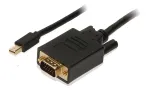 2-Power CAB0027A Mini DisplayPort-VGA videoadapteri kaabel 1m must