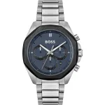 BOSS Skymaster meeste kronograafkell 1514015 43mm roostevaba teras sinine sihverplaat