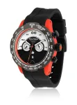 BULTACO MAN H1PO48C-SW1 48mm Quartz Analoogkell Must Silikoon