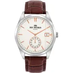 BEN SHERMAN meeste kell WB039T 43mm pruun nahkrihm must sihverplaat