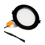 MIBOXER FUT061B 9W RGB+CCT &uuml;mar LED-paneel, must, Wi-Fi ja RF