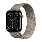 Crong Milano Steel &ndash; Roostevabast terasest rihm Apple Watch 44/45/46/49 mm (&Scaron;ampanja)