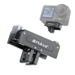 PULUZ 1/4 inch to GoPro Mount Adapter for DJI Osmo Action 5 Pro / 4 / 3 - Black