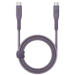 ENERGEA Flow USB-C to USB-C kaabel 1,5 m lilla 240W 5A PD kiirlaadimine