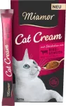 Niiske kassimaius Miamor MIAMOR Cat Cream Beef 5&times;15 g &mdash; pastatuubid, 6&times;15 g, t&auml;iskasvanud kassidele, niiskus 87%