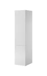 Riidekapp cama meble PAFOS 1D 45x55.5x198.5 cm valge matt, 4 riiulit