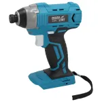 DEDRA DED7045 18V harjata juhtmeta l&ouml;&ouml;kkeeraja, max p&ouml;&ouml;rdemoment 170 Nm, 1/4 inch kuuskantpadrun, 3-kiiruseline elektrooniline juhtimine, LED-tuli, v&ouml;&ouml;klamber ja pehme k&auml;epide &ndash; ainult t&ouml;&ouml;riist