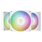 GAMDIAS NOTUS M1-1203 ARGB 120mm PWM korpuse ventilaatorikomplekt, 3-pakk, adresseeritav RGB, h&uuml;drauliline laager, 800&ndash;1600 RPM, 67,5 CFM, kontrolleriga