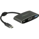 DeLOCK &ndash; v&auml;line videoadapter &ndash; VL101 &ndash; USB-C 3.1 &ndash; HDMI &ndash; hall &ndash; jaem&uuml;&uuml;k (62991)
