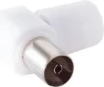 SHIVERPEAKS S/CONN maximum connectivity koaksiaalne 90-kraadine &uuml;hendusadapter F-isane F-emasele 75 Ohm nikliga kaetud messing h&otilde;bedane (82023)