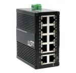 EXSYS Mini 10-porti t&ouml;&ouml;stuslik Gigabit PoE+ l&uuml;liti, veebihallatav (EX-62036MPOE)