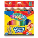 Colorino Kids kolmnurksed v&auml;rvilised pliiatsid, 24 v&auml;rvi (koos teritajaga)
