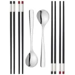 S&ouml;&ouml;gipulkade komplekt ZWILLING 39180-001-0 Must Roostevaba teras