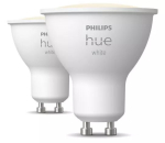 Philips Hue White GU10 nutipirn, 2x400 lm, 2 tk