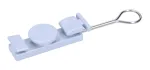 Kaablihoidik Extralink EX.6341 Seinale Valge FTTH paigaldustele