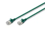 DIGITUS &otilde;huke paigalduskaabel - CAT6A - F-FTP - 30cm - Roheline