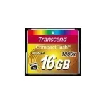 TRANSCEND TS16GCF1000 Transcend m&auml;lukaart 16GB Compact Flash 1000x (Lugemiskiirus 160MB/s, kirjutamiskiirus 70MB/s)