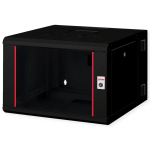 Seinale paigaldatav rack ROLINE Pro 7U 600x600 WxD kaheosaline p&ouml;&ouml;ratav must, IP20, 50 kg
