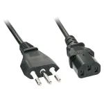 Lindyl 30411 toitekaabel Must 0.7 m C13 pistikupesa