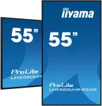 iiyama LH5560UHS-B2AG Signage-ekraan digitaalne tahvel 138.7 cm (54.6 tolli) LED Wi-Fi 500 cd/m&sup2; 4K Ultra HD Must sisseehitatud protsessor Android 11 24/7