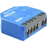 Shelly 1 Gen4 nutikas releel&uuml;liti, 1-kanaliline, 16 A, Wi-Fi 2,4 GHz, Bluetooth 5.0, Zigbee, Matter, 110&ndash;240 V AC, s&uuml;vistatav, plastik, 42&times;16&times;37 mm, sinine