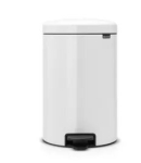 Pr&uuml;gikast Brabantia 111846 20L &Uuml;mmargune Valge