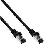 InLine paigalduskaabel S/FTP PiMF Cat.8.1 halogeenivaba 2000MHz must, 0,3m